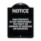 Signmission This Property Is Not Responsible for Theft or Damage to Vehicles or Contents, A-DES-BS-1824-22809 A-DES-BS-1824-22809 - alternate 1